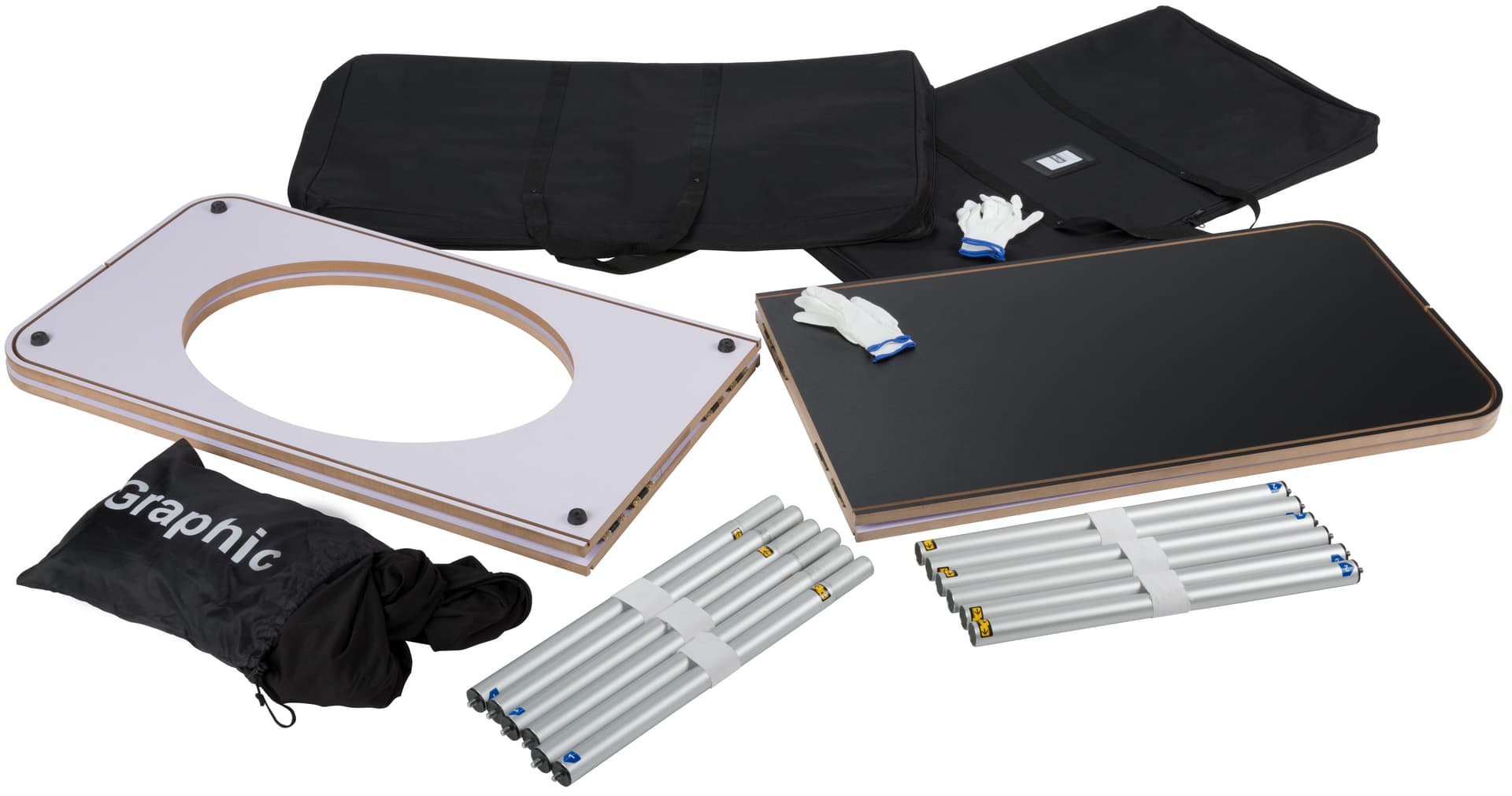 Exhibition Display Counter with Carrying Bags