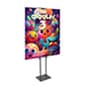 Free Standing Poster Holder with Adjustable Height Positions and Secure Sign Display