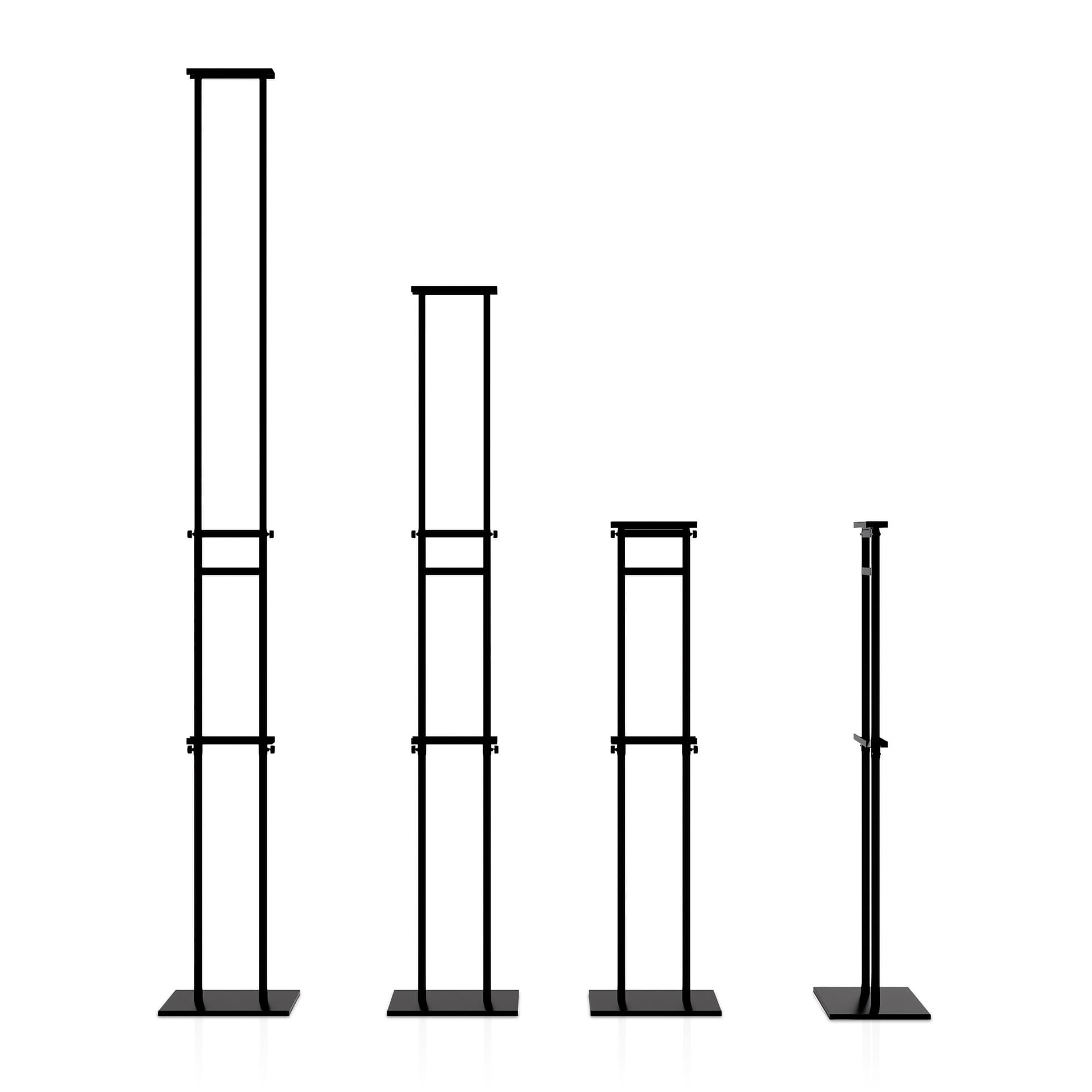 Free standing poster holder to fit a wide range of sign sizes