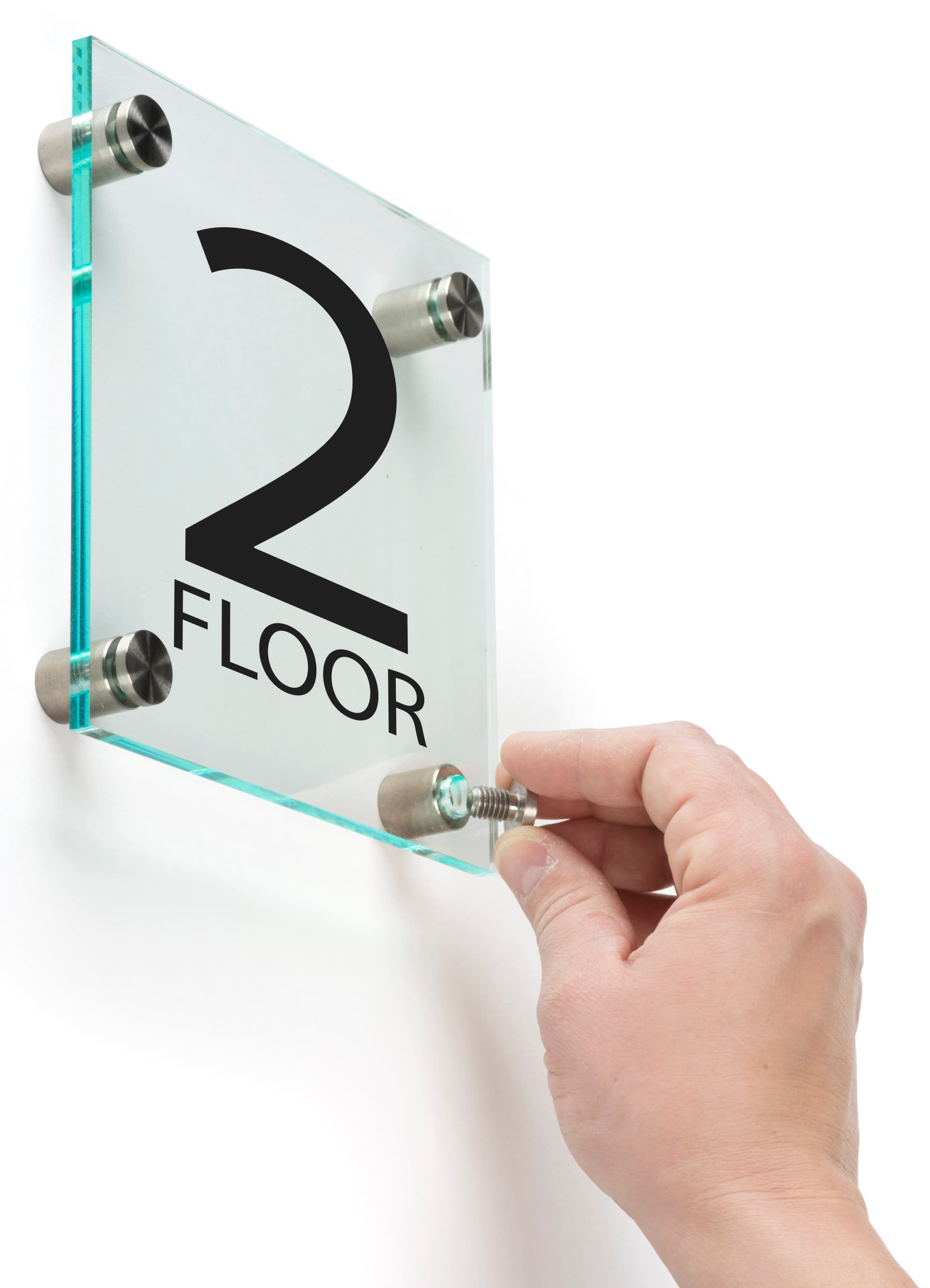 Elevator Floor Number Signs, Wall Mounted