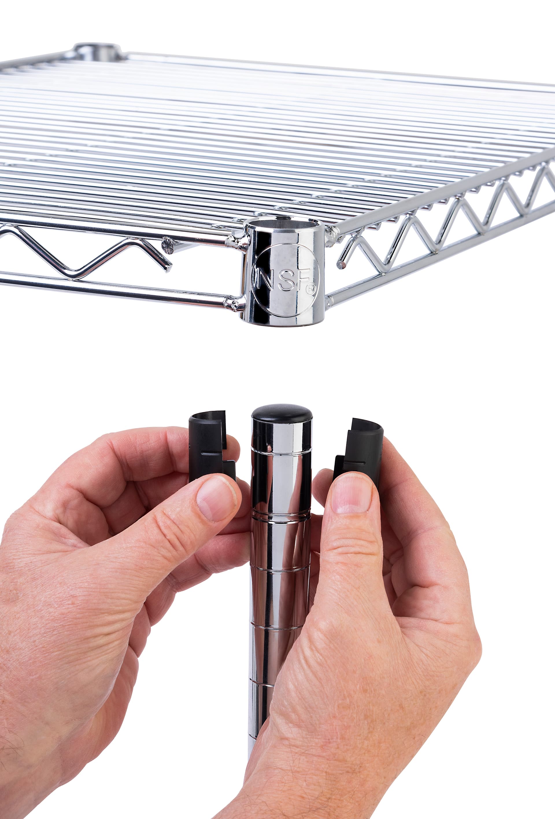 Commercial wire rack shelving is NFS certified 