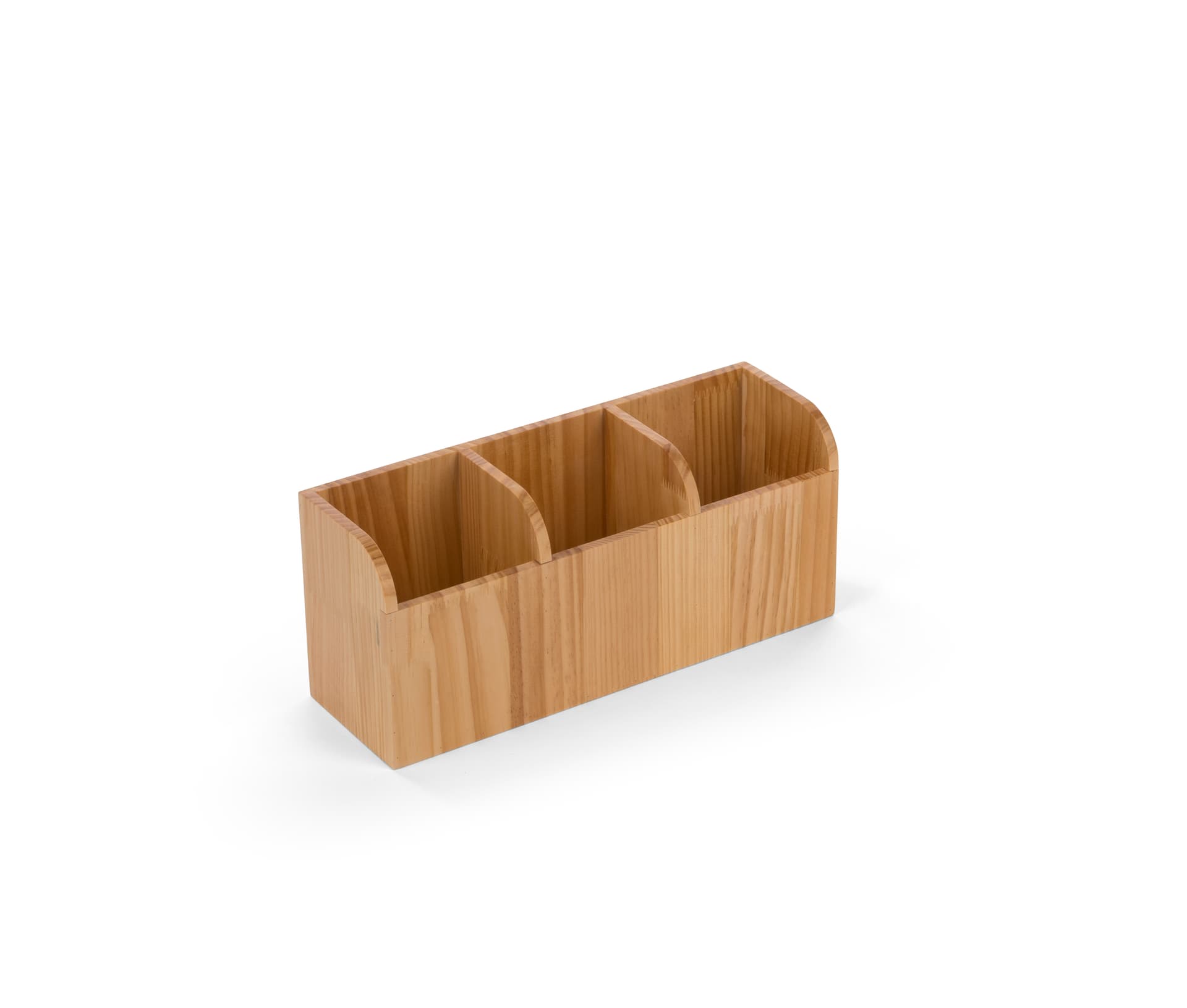Pine wood stirrer dispenser straw caddy