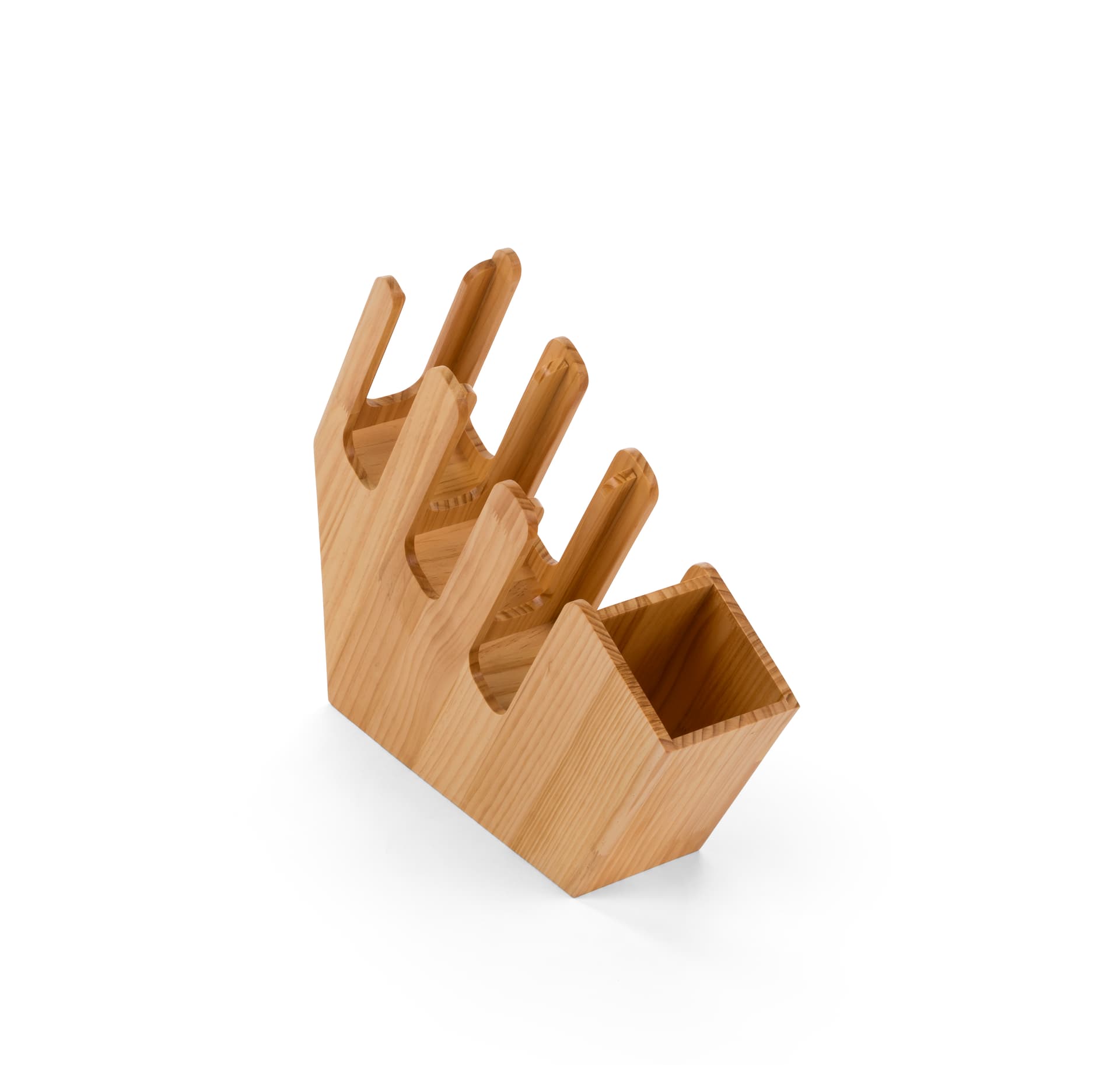 Four-compartment coffee cup and lid organizer