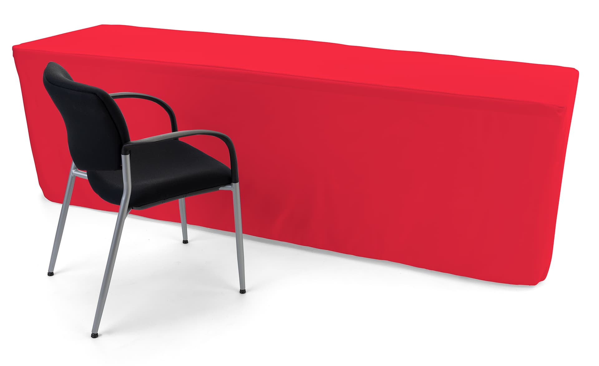 Lightweight trade show table throws weigh 3.30 pounds