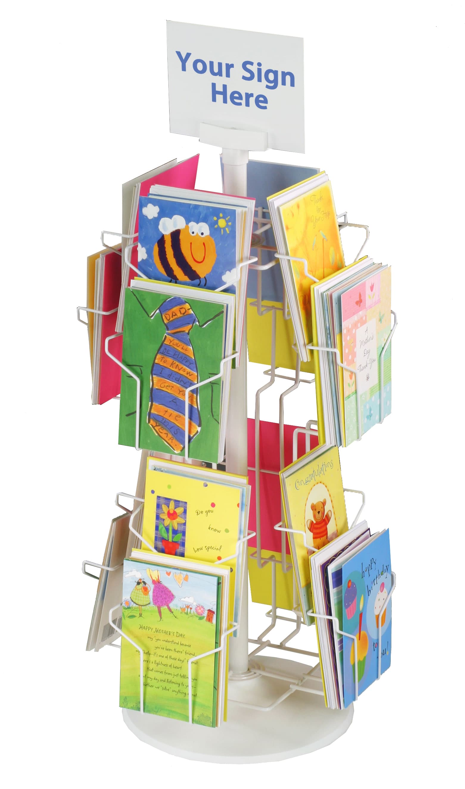 greeting card display rack