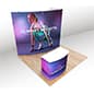 10x10 Modular Trade Show Booth Kit, SEG Graphics and Counter