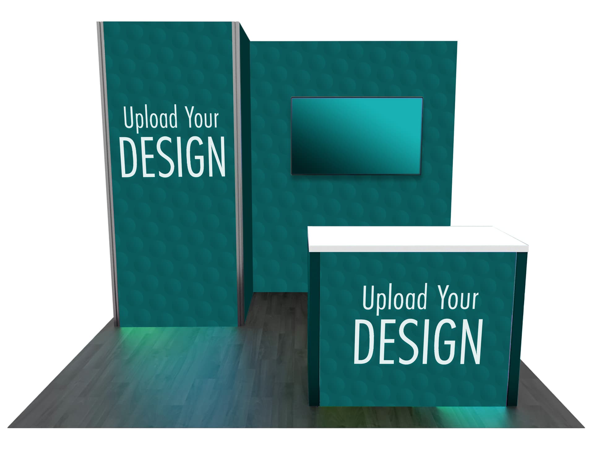 10x10 Exhibit Booth with full size closet 