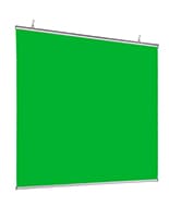 Hanging green screen backdrop made of tear-resistant polyester material