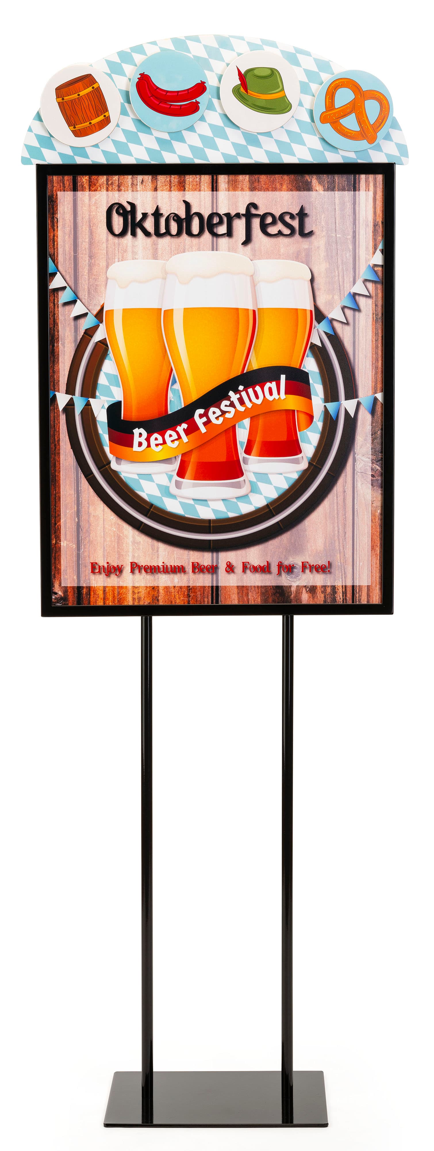33 inch tall dimensional advertising poster insert