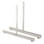 Grid Panel Legs, Steel Construction, Floor Levelers, Set of 2