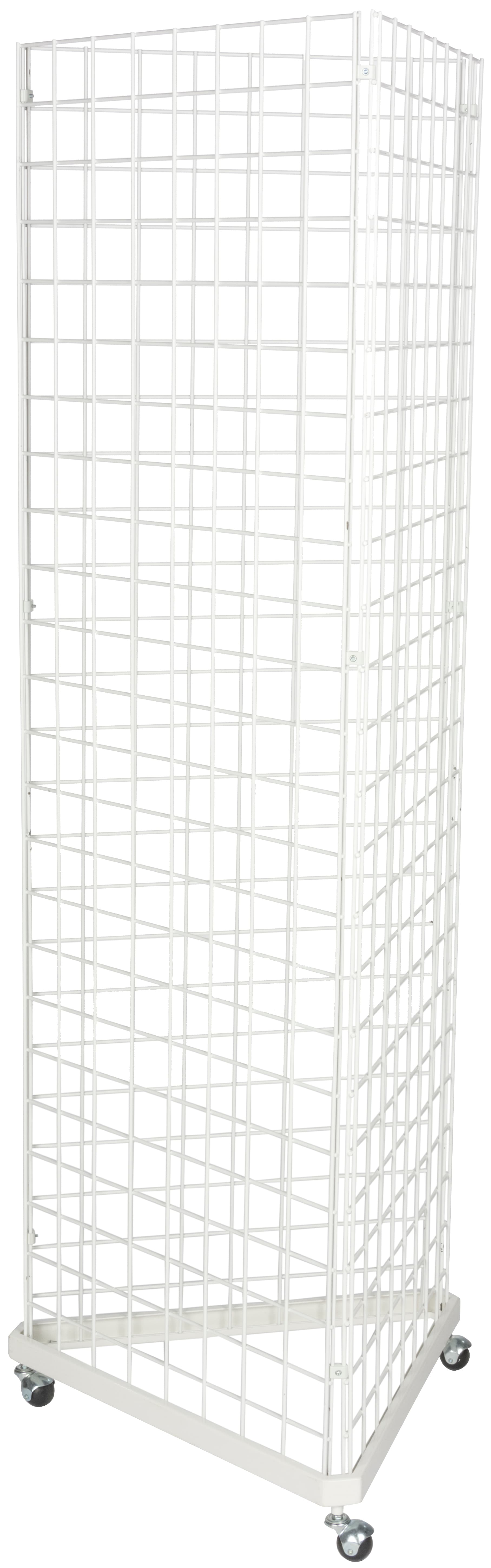 Triangular Gridwall Stand | Powder Coated Finish | Displays2Go