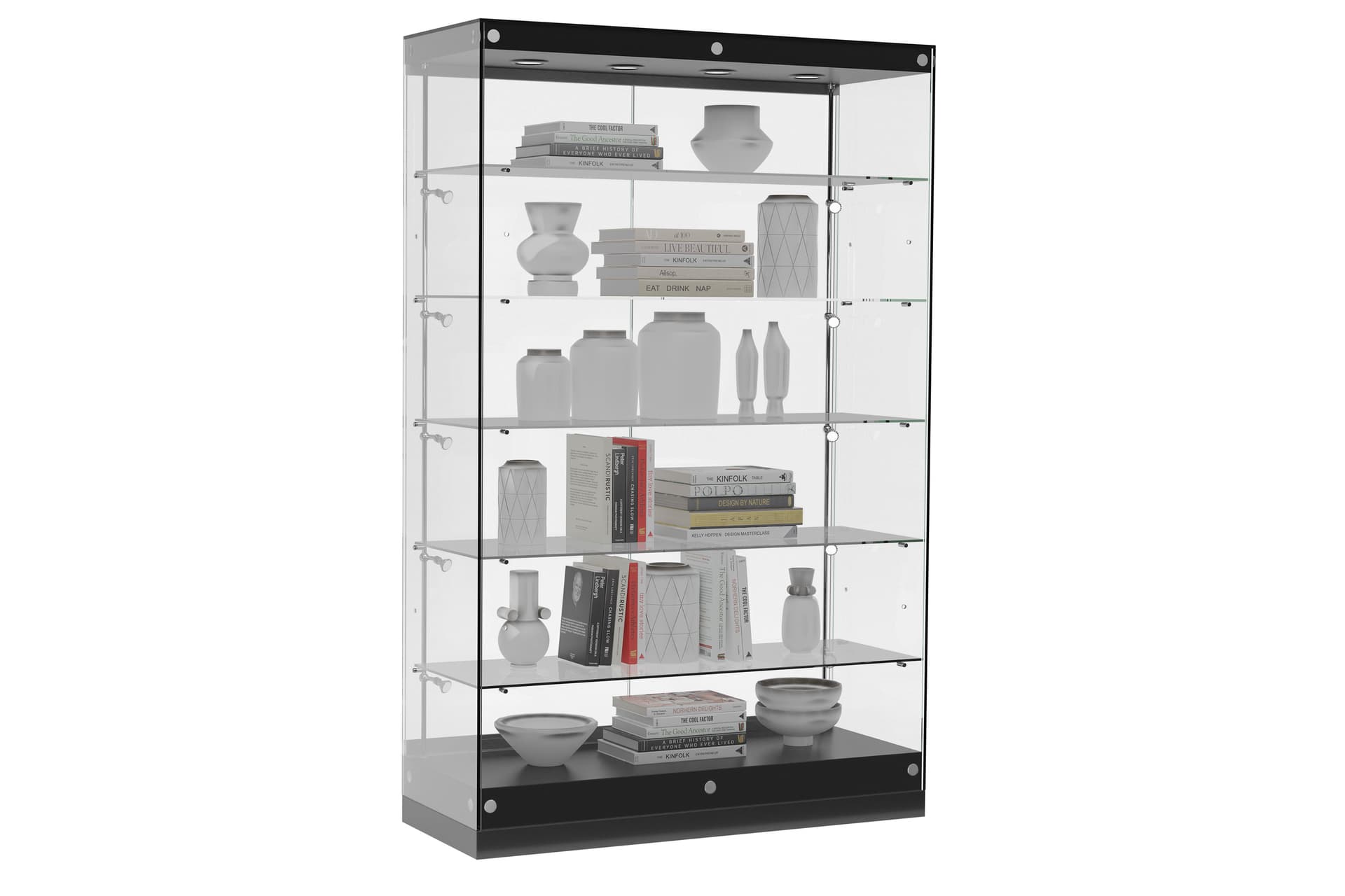 Frameless Modern LED Showcase