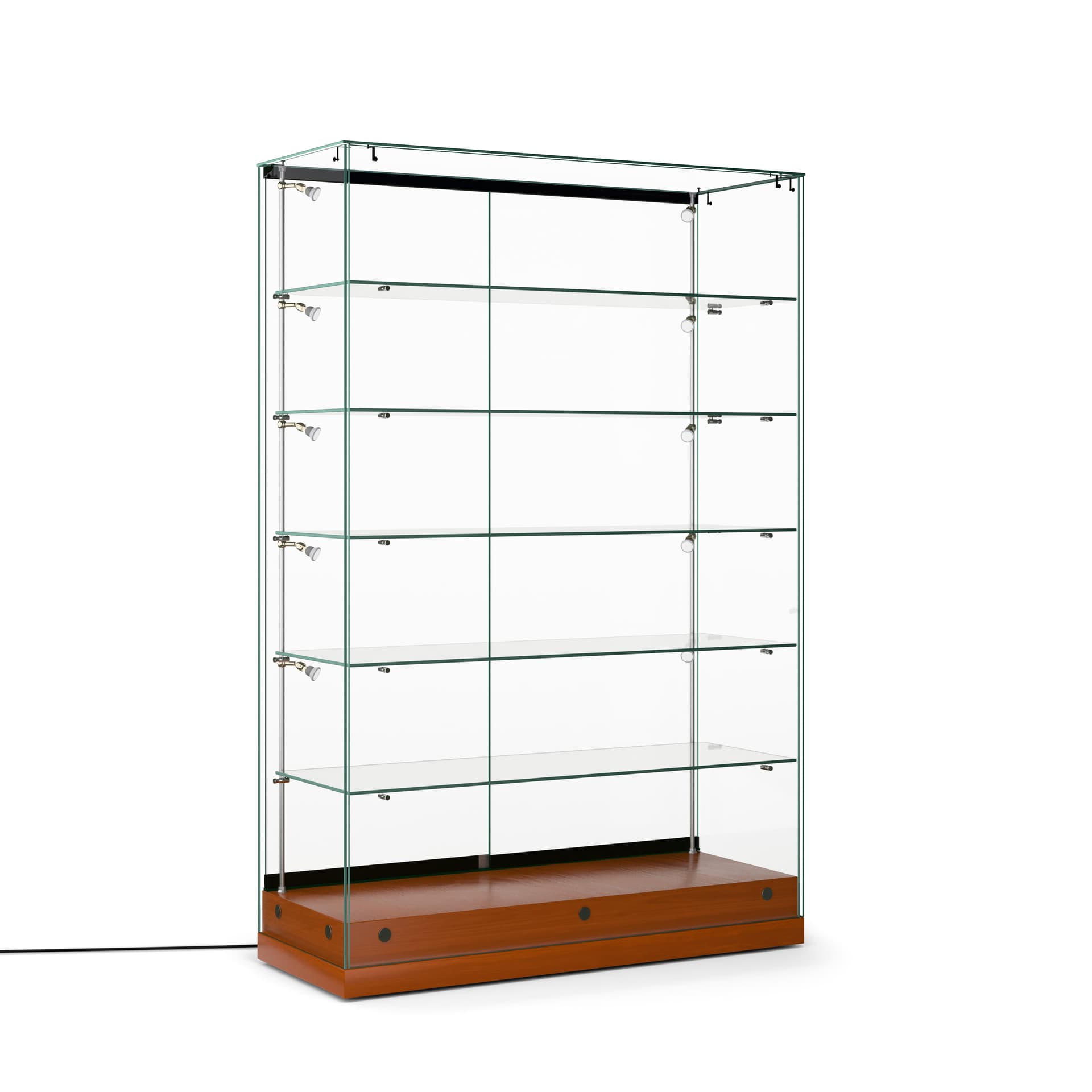 Glass Curio Display Case, Floor Standing