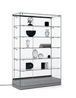 Wide LED Display Cabinet Great for Museums Wide LED Display Cabinet, 48" Overall Width