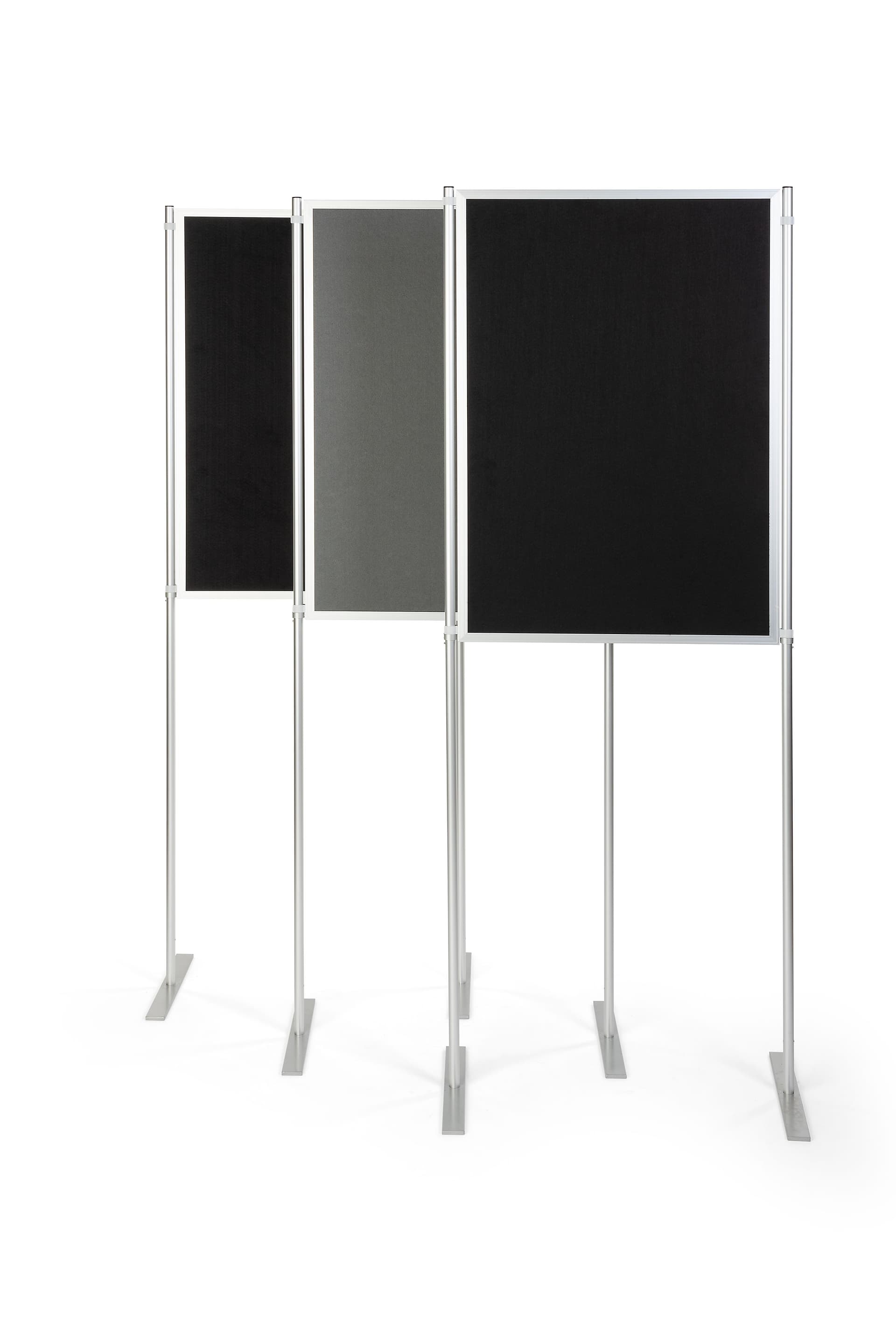 Multiple configuration clip and pole folding display system