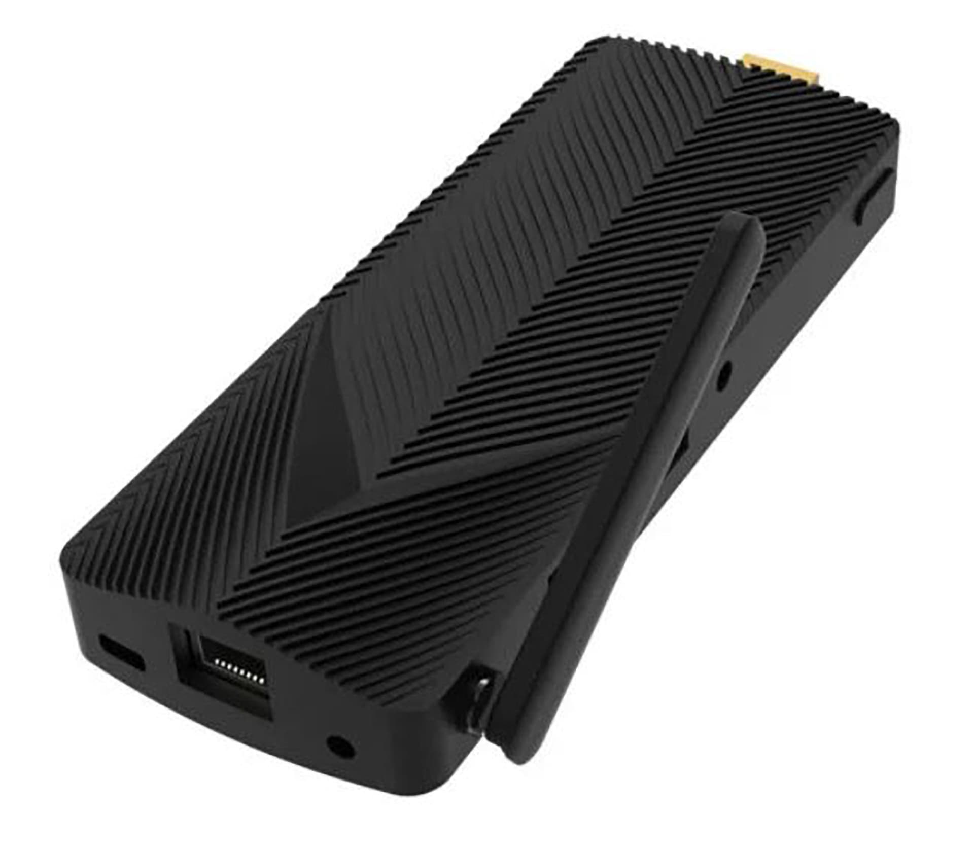 External mini PC stick with fanless cooling design