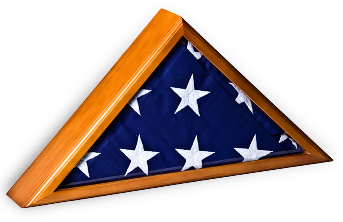 Funeral Flag Display Case