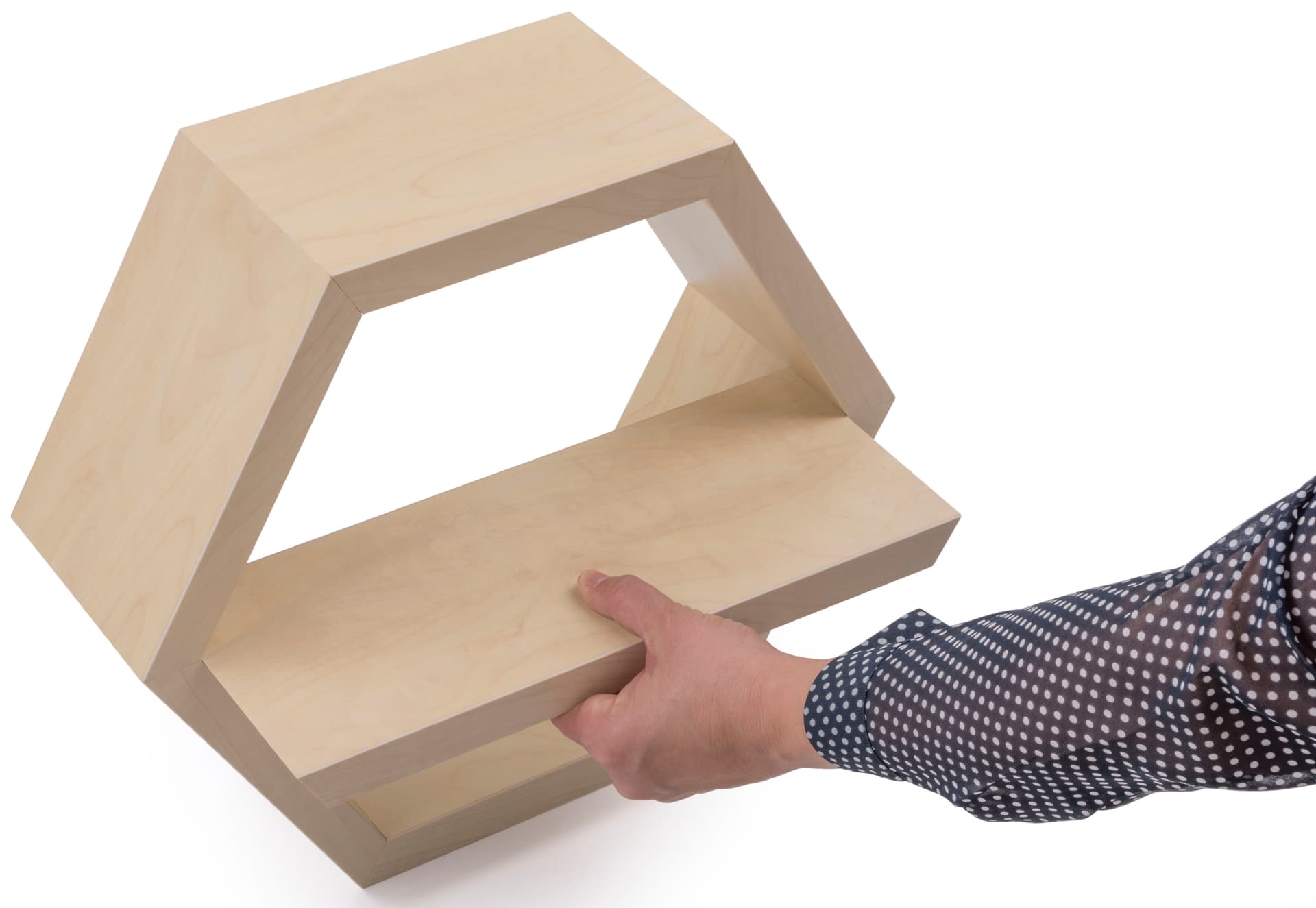 Floating Honeycomb Shelves with PVC Edge Banding