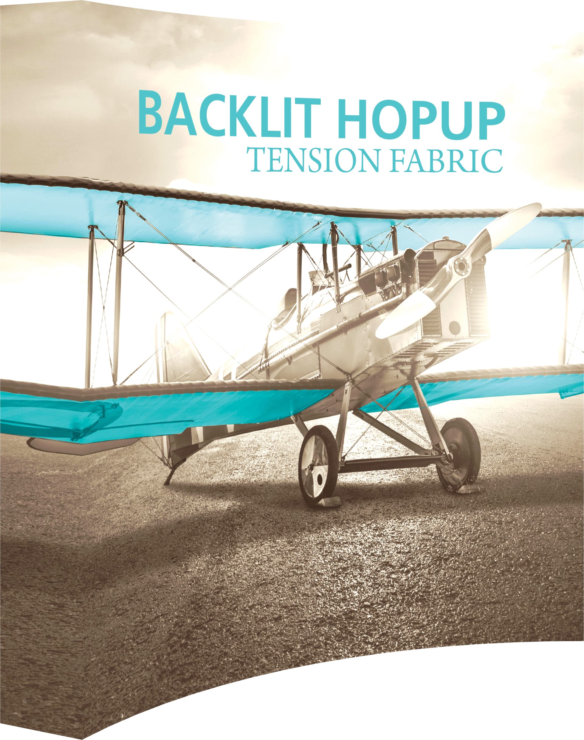 Portable Backlit Pop Up Frame for Fabric Wall Graphic 