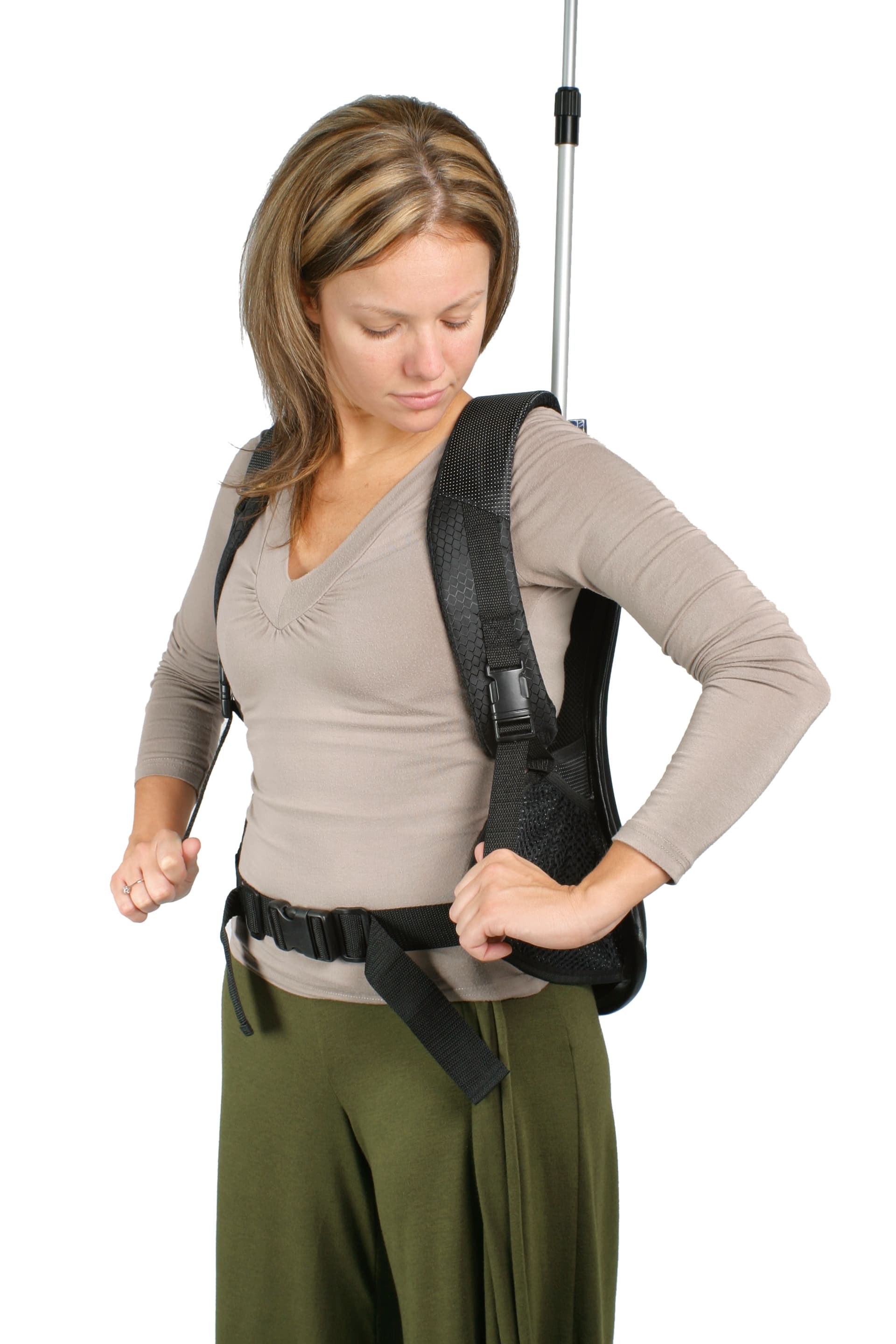 Walking flag backpack set become a human billboard 
