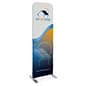 24 x 78.75 Banner Stand w/ Double-Sided Custom Graphics - Full Color