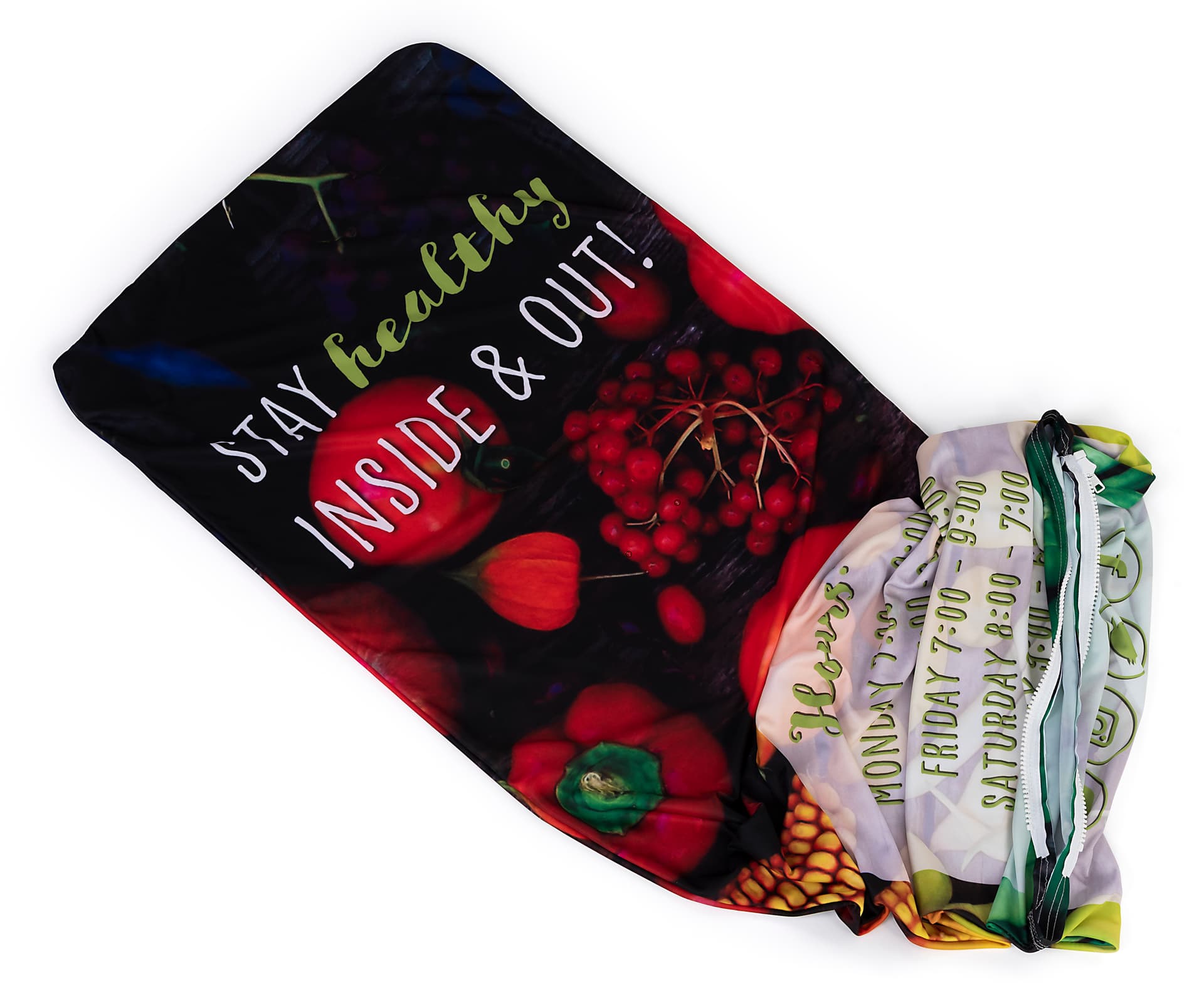 24 inch x 78.75 inch custom banner stand graphics for HSBDTDSG and HSBDTDSG3