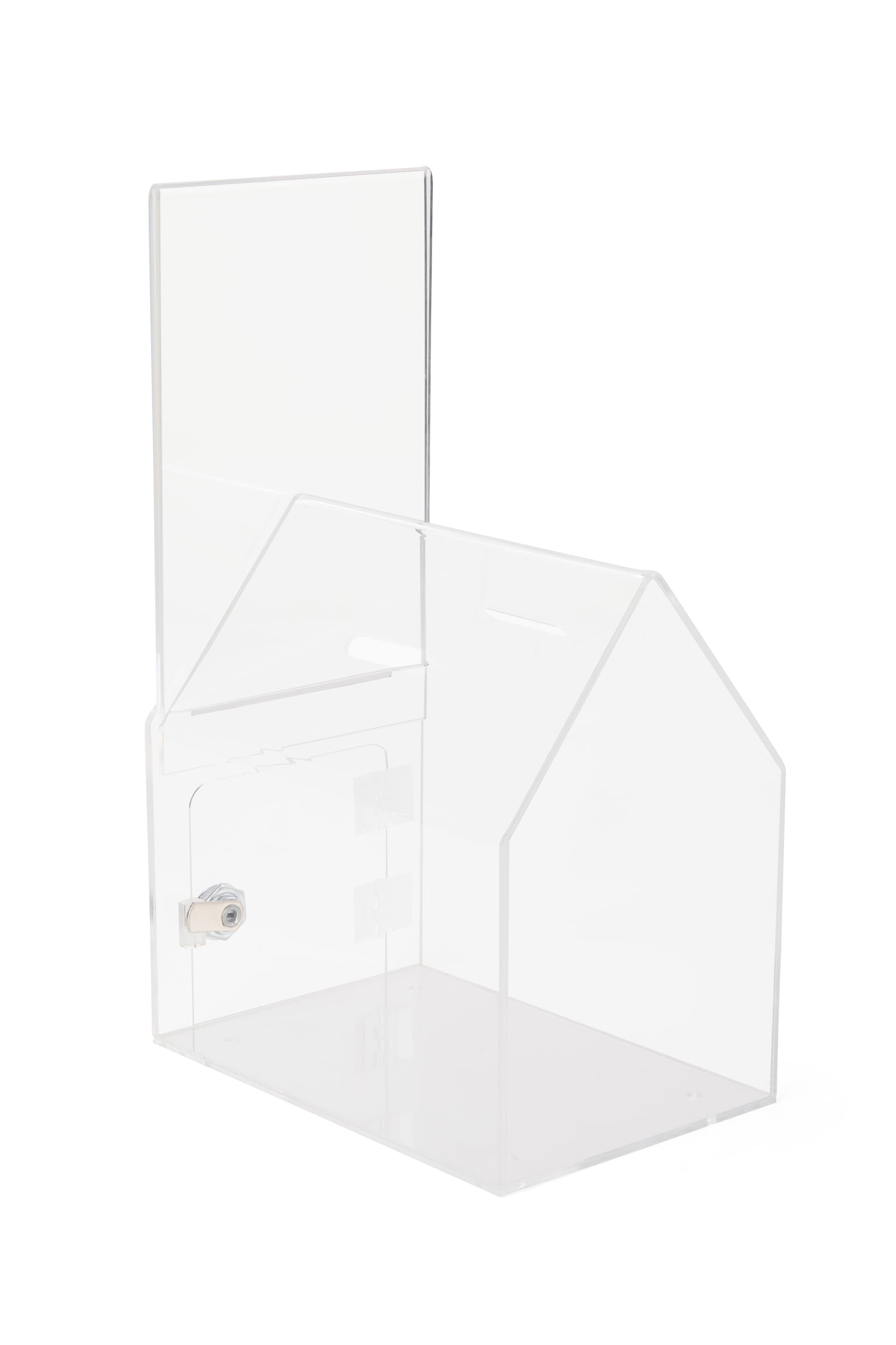 House shaped acrylic box made with recycled acrylic