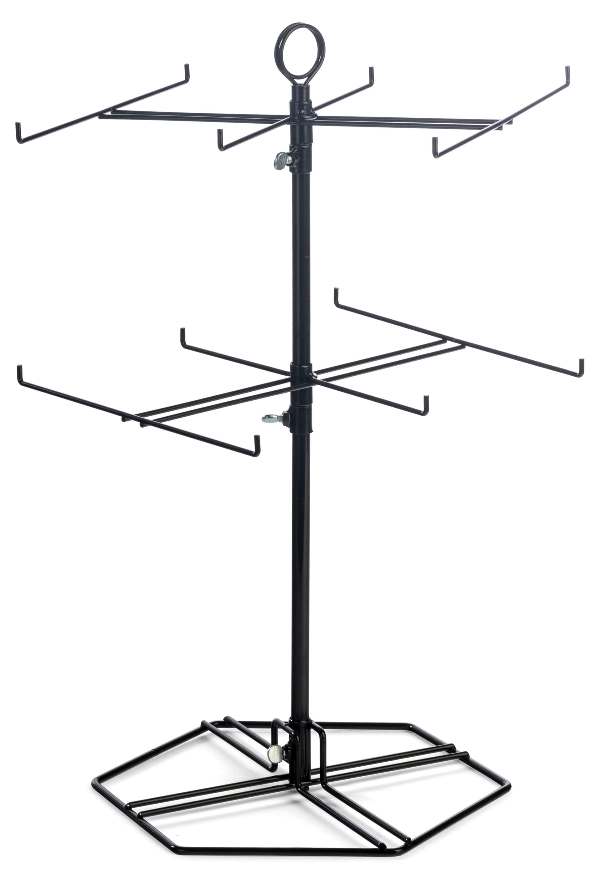 Counter Spinner Rack with Adjustable Hook Height