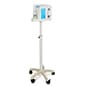 3 Compartment Hygiene Station w/ Locking Casters, Adjustable Height - White