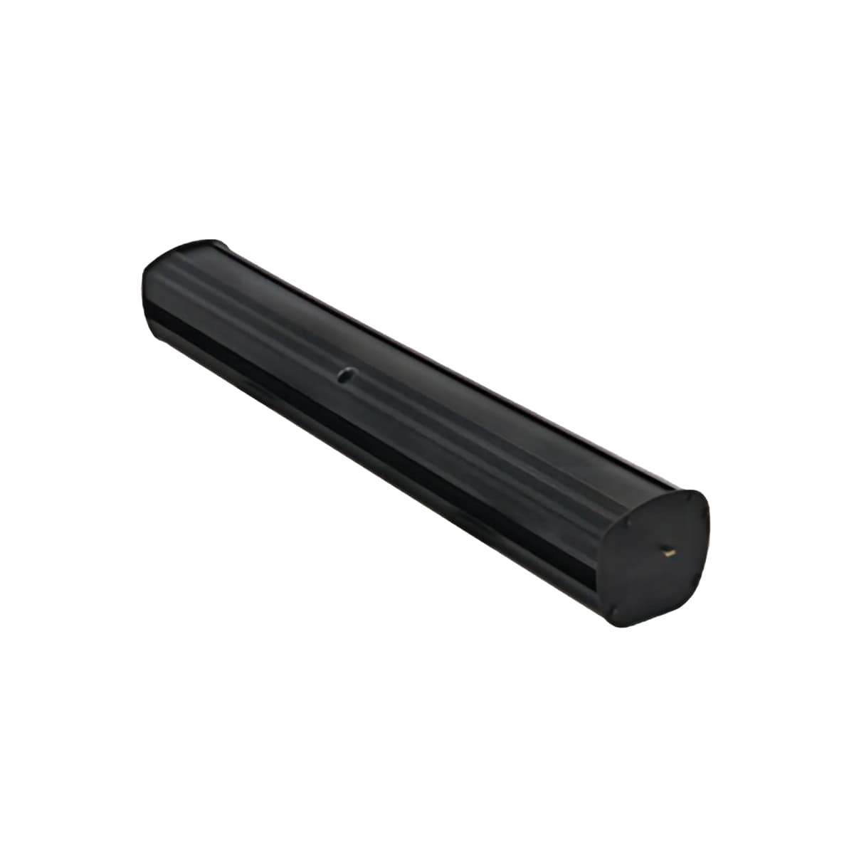 Hardware only narrow base banner stand with retractable pole