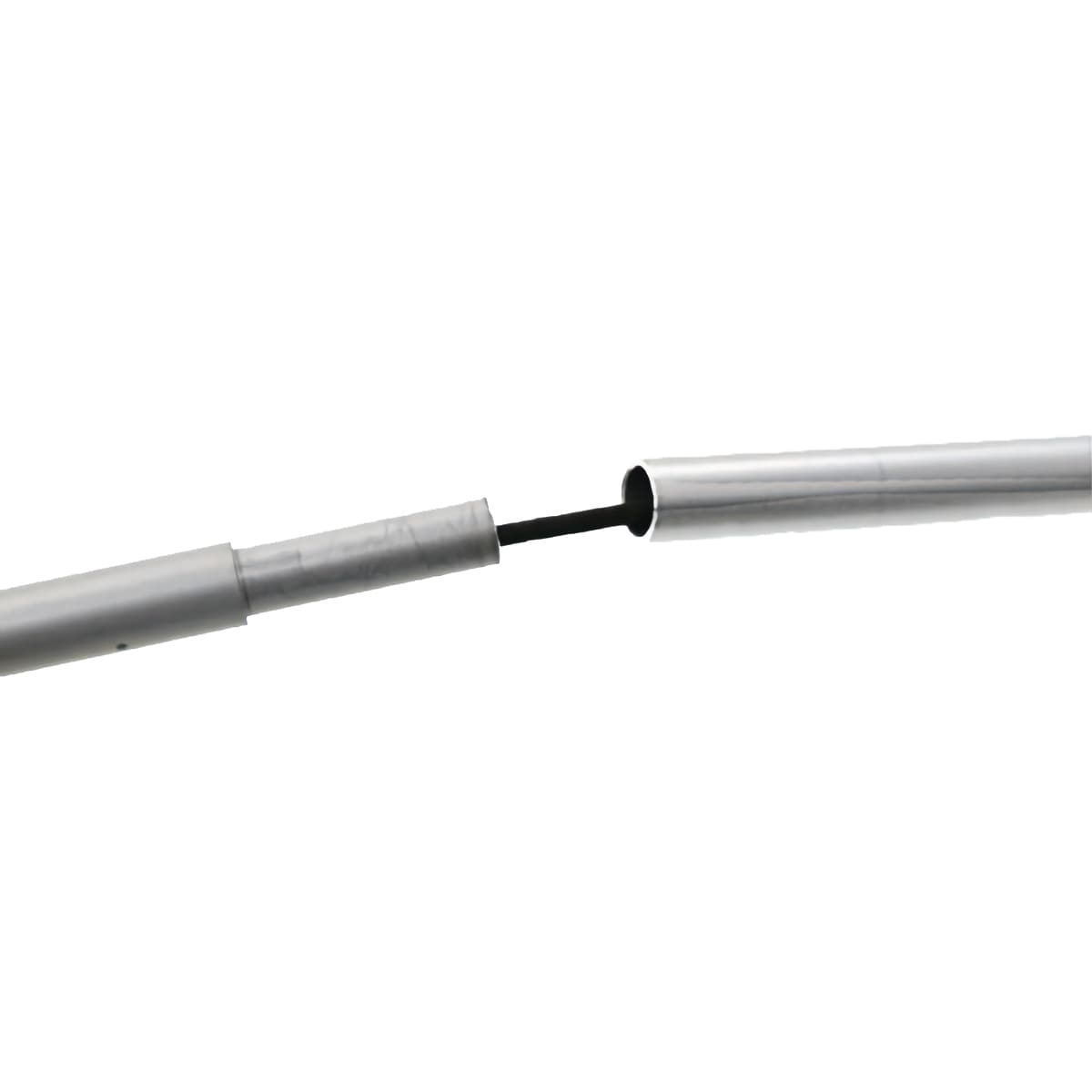 Banner stand replacement pole with telescopic design