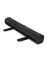 Hardware only narrow base banner stand for 24 inch wide graphics