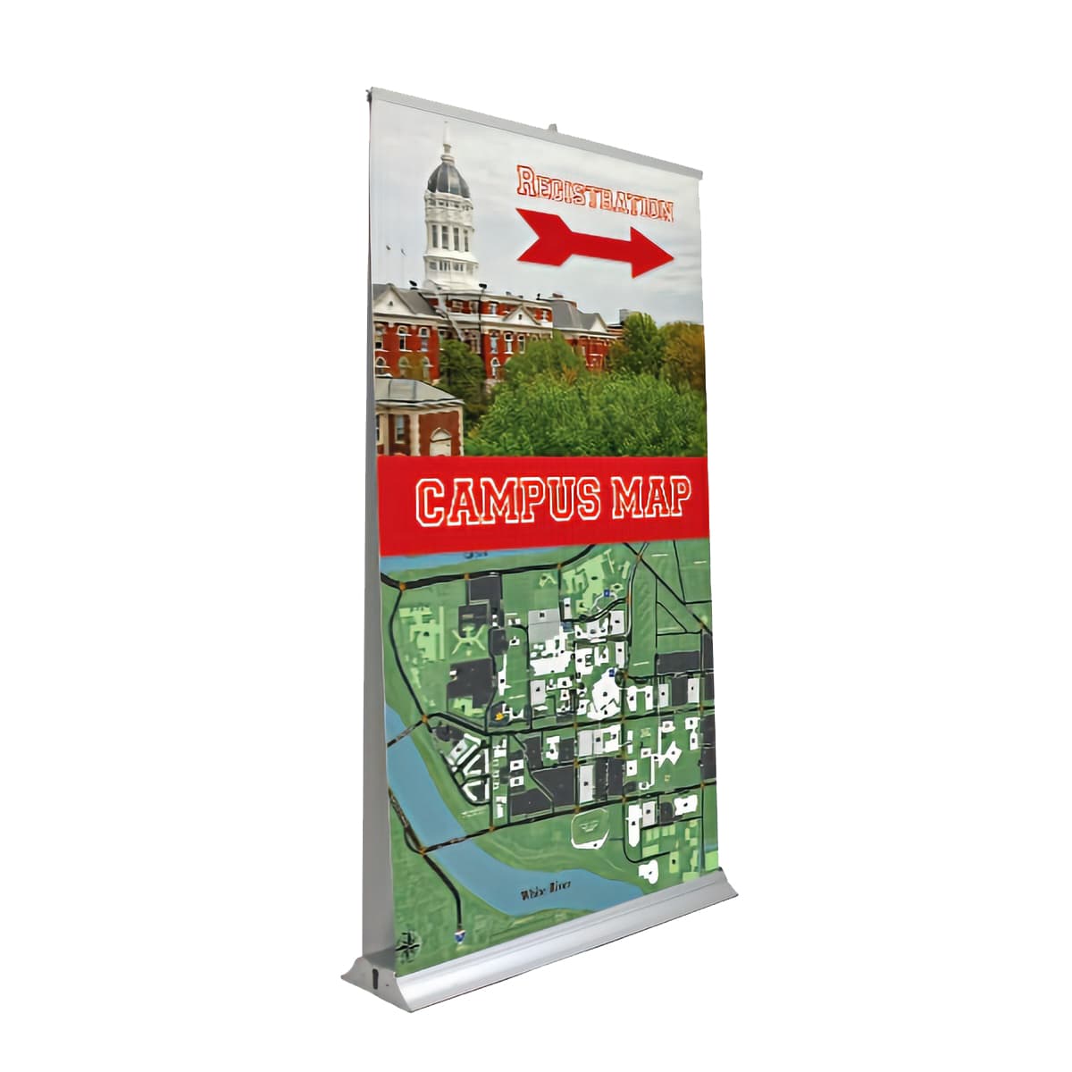 Double sided banner stand - replacement banners only with full color artwork 