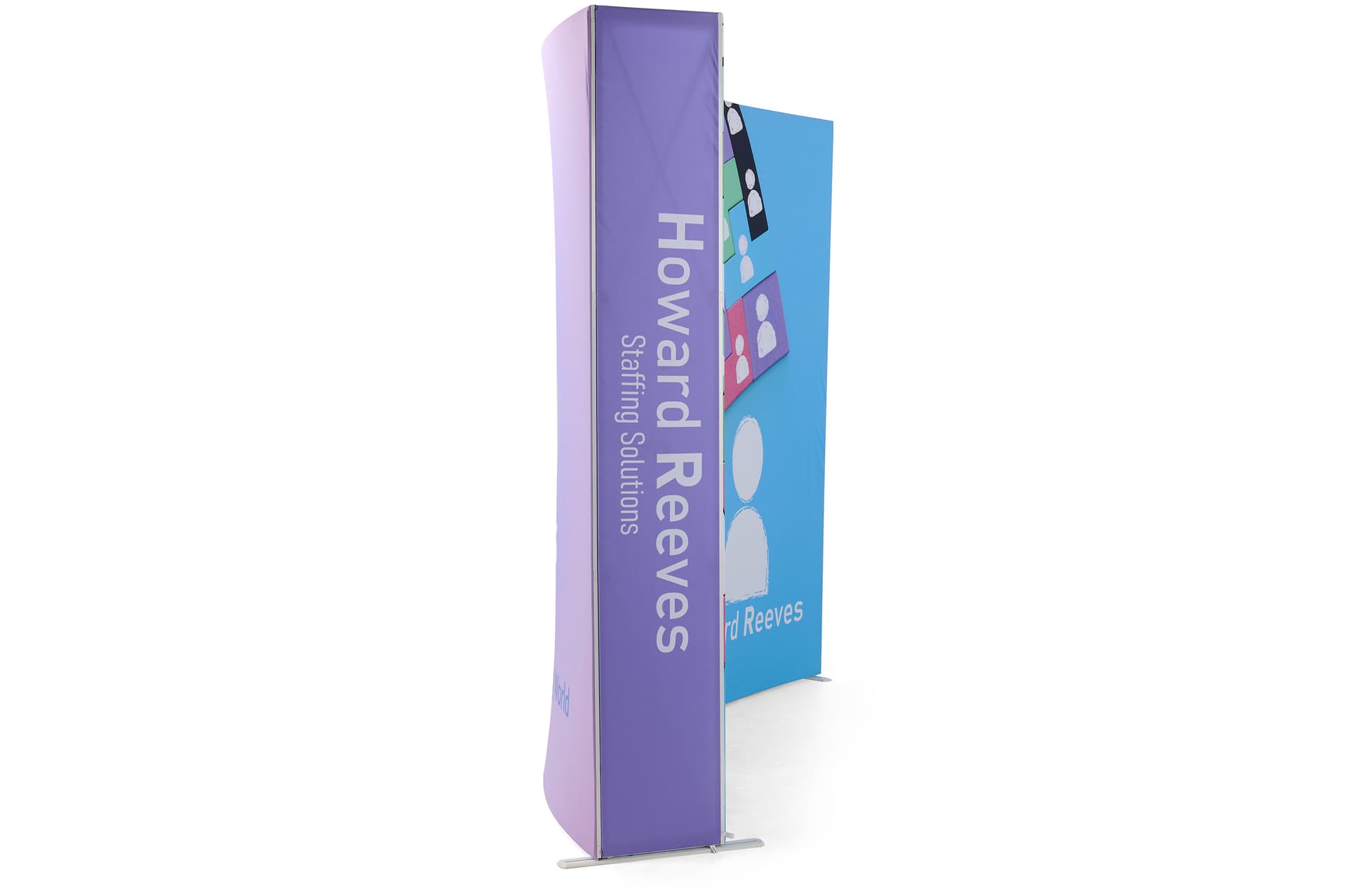 Lux SEG backlit pop up display - replacement graphics with printed end caps