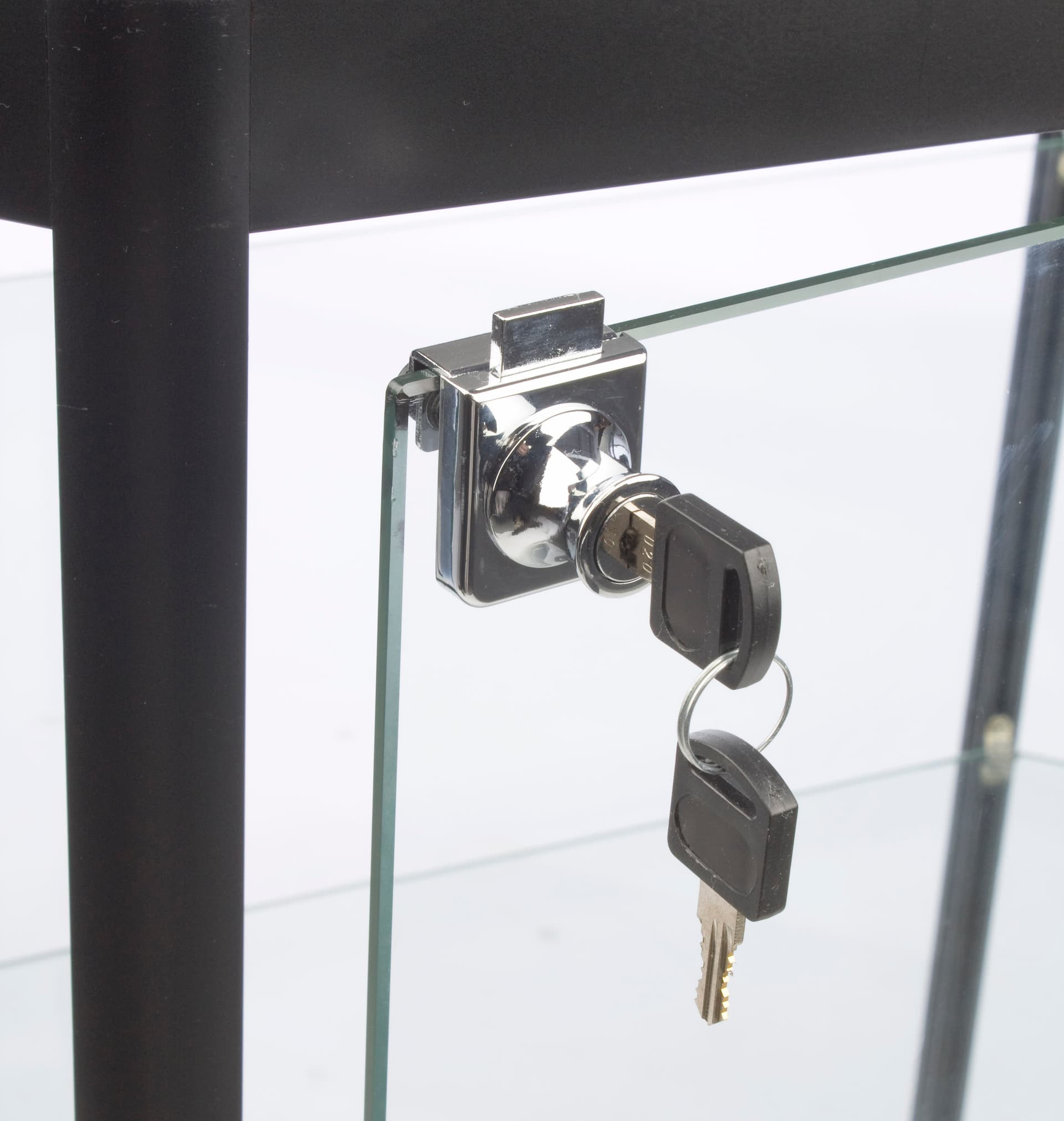 LED Glass Counter Corner, 44.75" Shelf Width