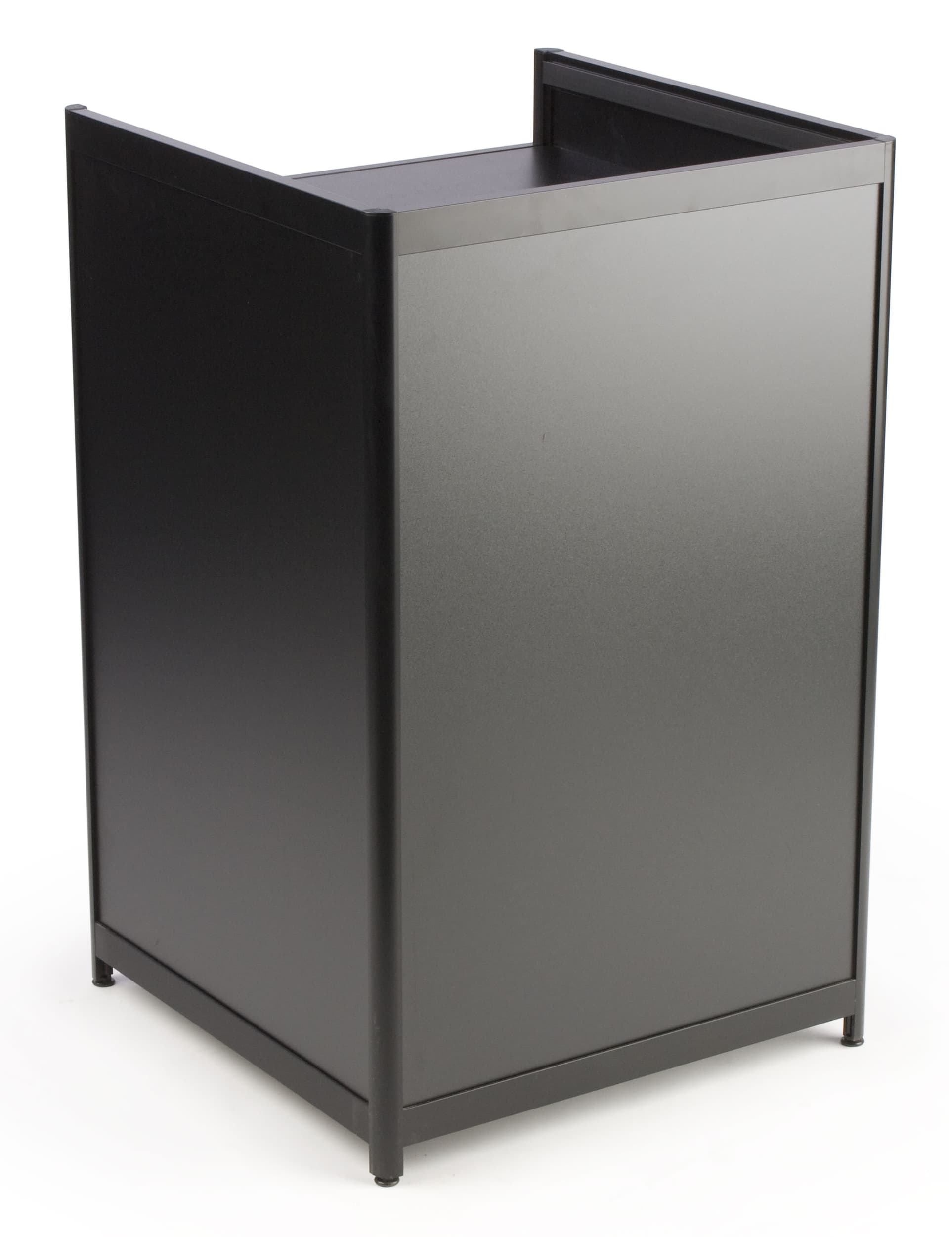 Cash Counter: 24" Wide Black Checkout Counter