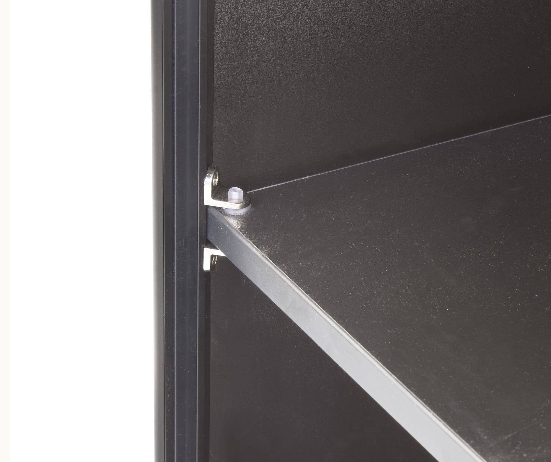 Cash Counter: 24" Wide Black Checkout Counter