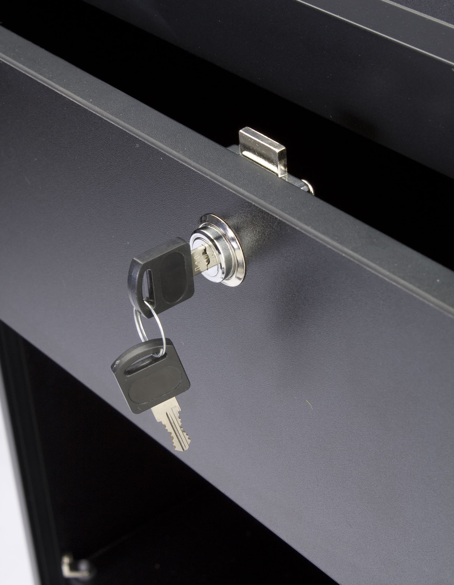 Cash Counter: 24" Wide Black Checkout Counter