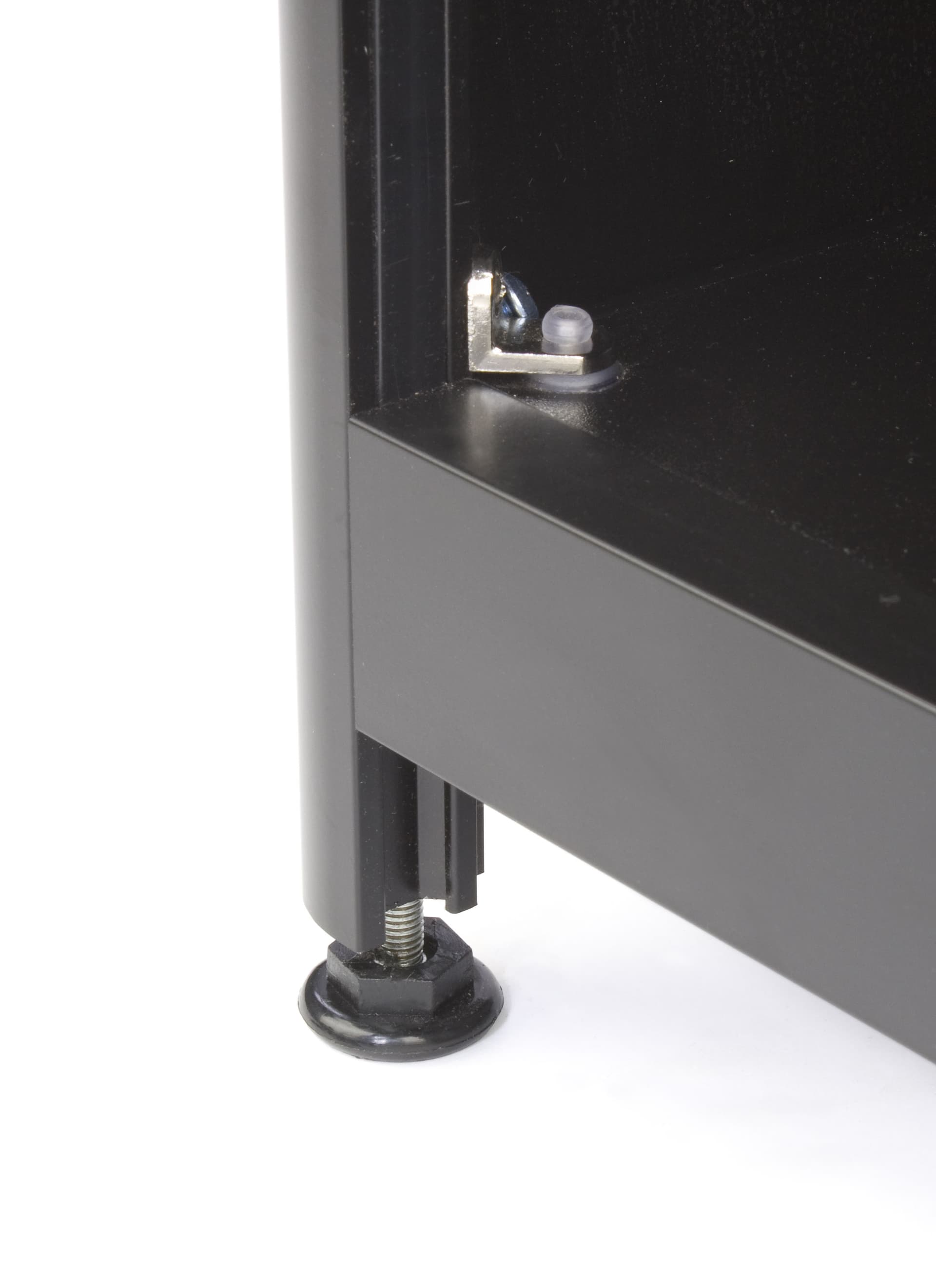 Cash Counter: 24" Wide Black Checkout Counter