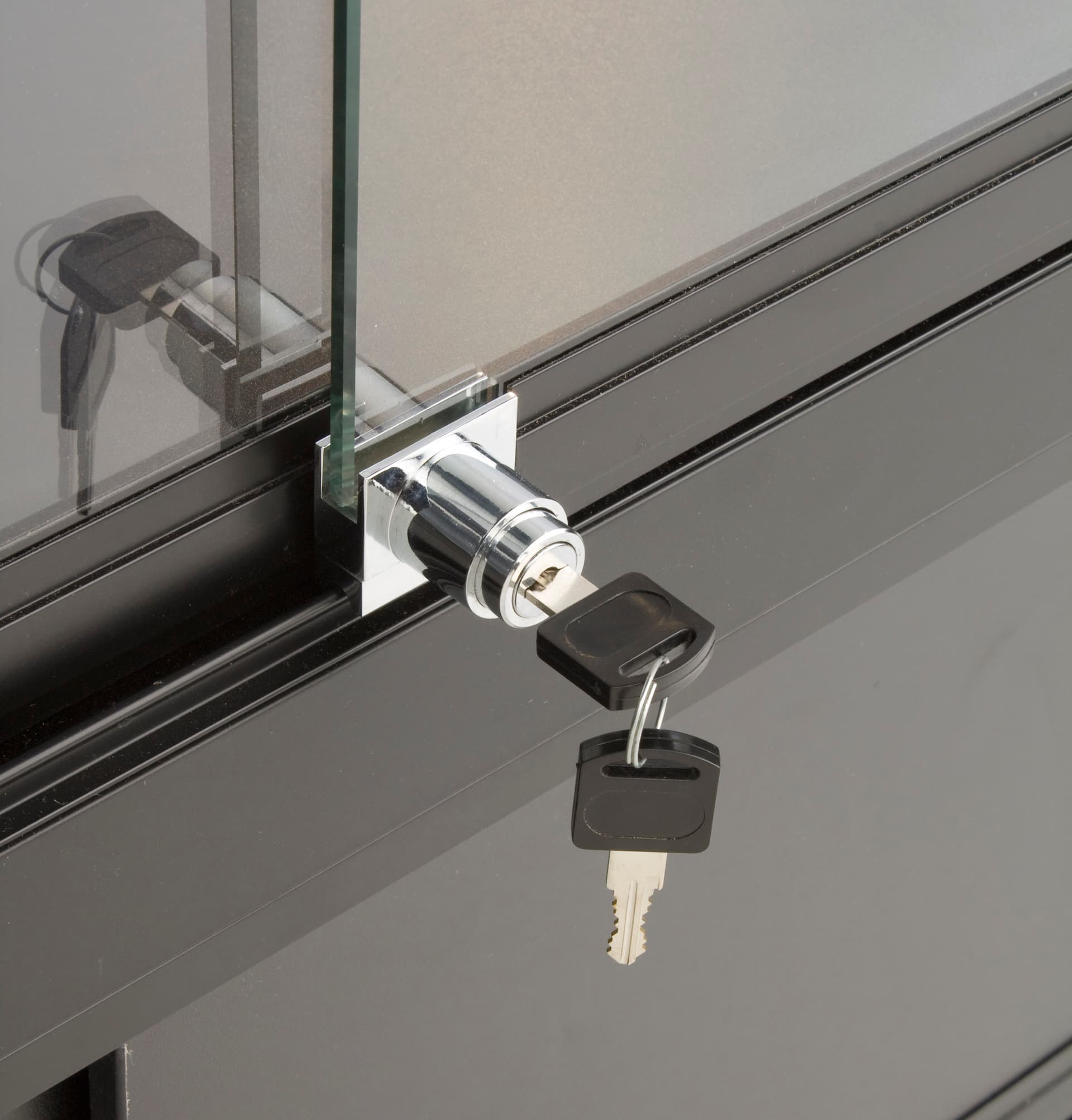 Illuminated Glass Merchandise Counter, Floor Standing