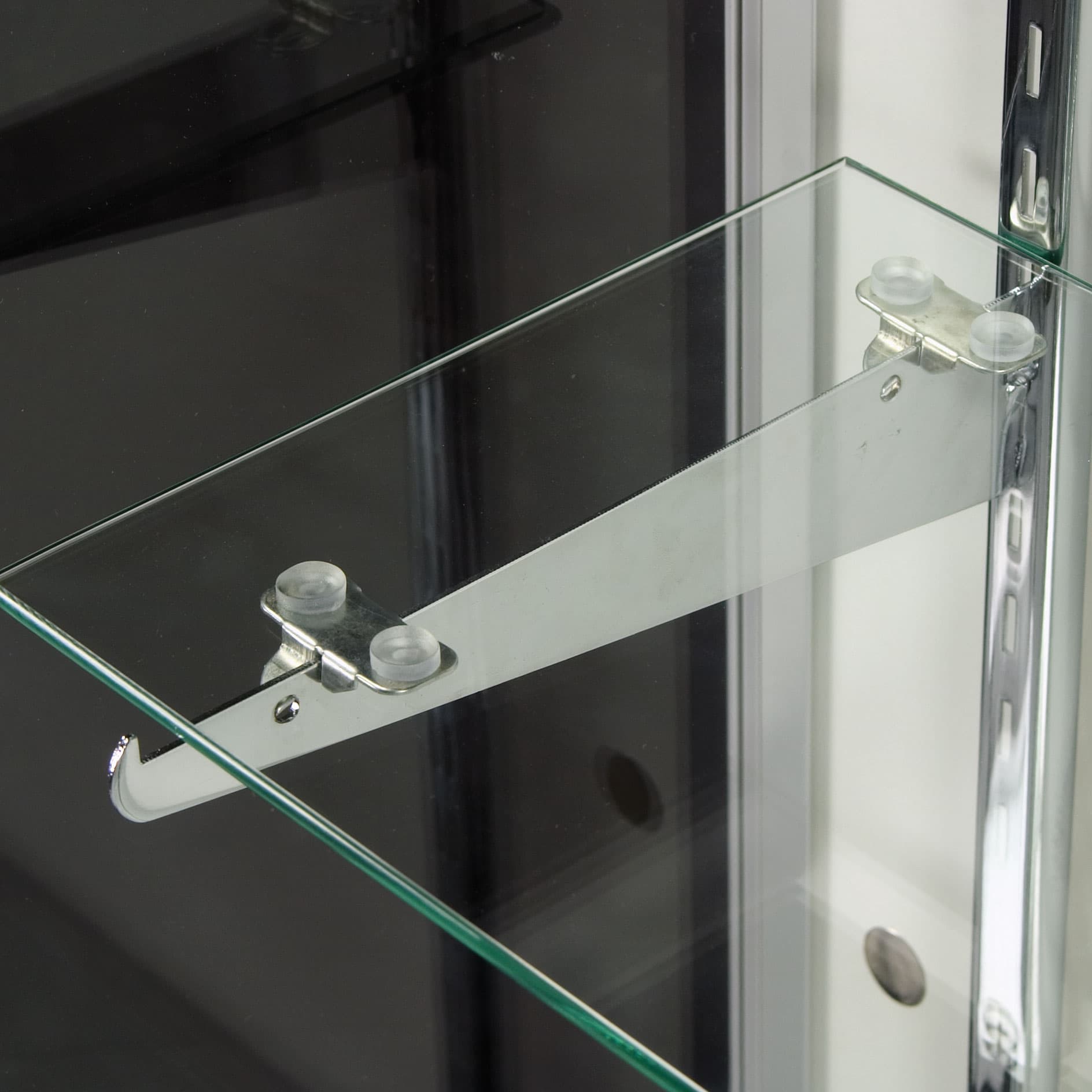 Glass Cabinets: 6' Glass Display Counter, Ships Unassembled