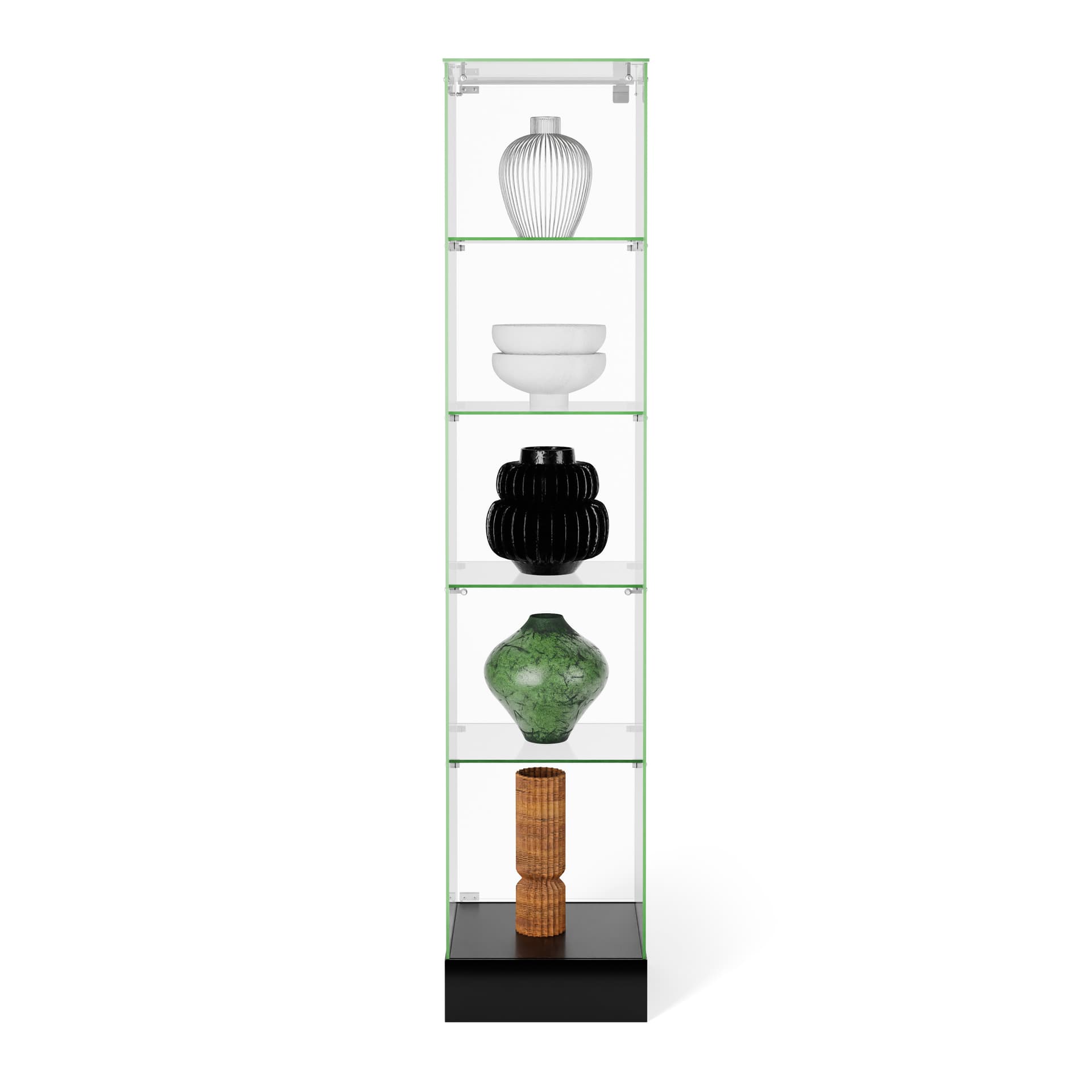 Tower display with modern design