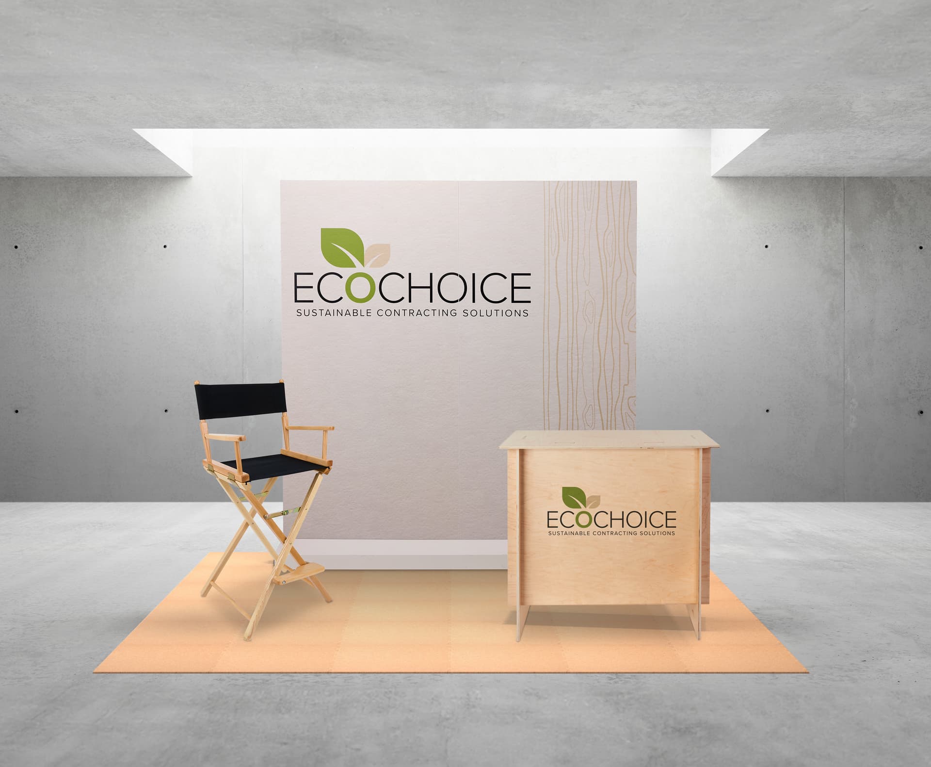 Interlocking cork floor is eco-friendly
