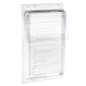 Outdoor Brochure Holder for Wall Mount, Holds 5.5" Literature - Clear