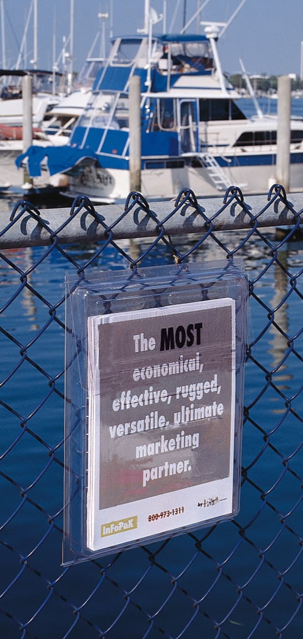 Plastic Wall Sign Holder