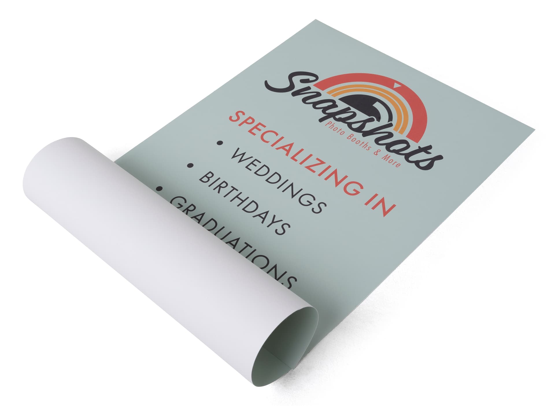 Vinyl custom graphic label for traveling case