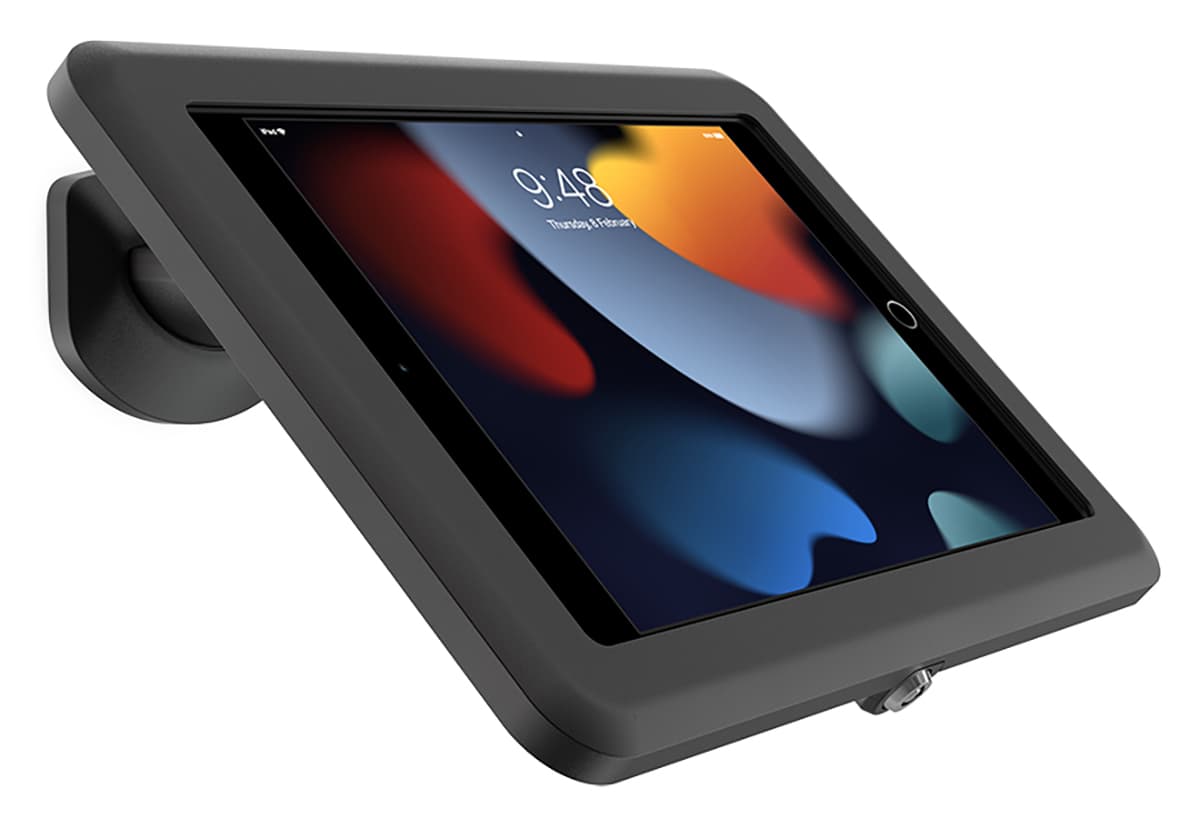 Desktop iPad holder is compatible with the 13" iPad Pro 7th generation and 13" iPad Air 6