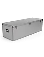 Reinforced iPad kiosk travel case 56in by 17in by 20in