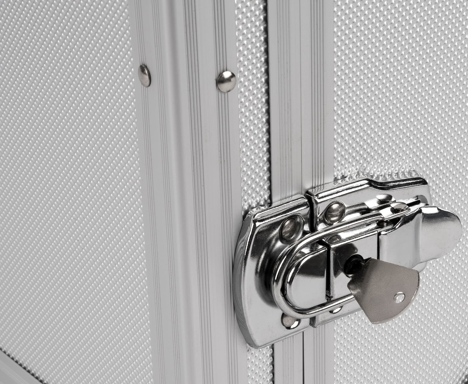 iPad kiosk travel case with 2 Locks and Keys