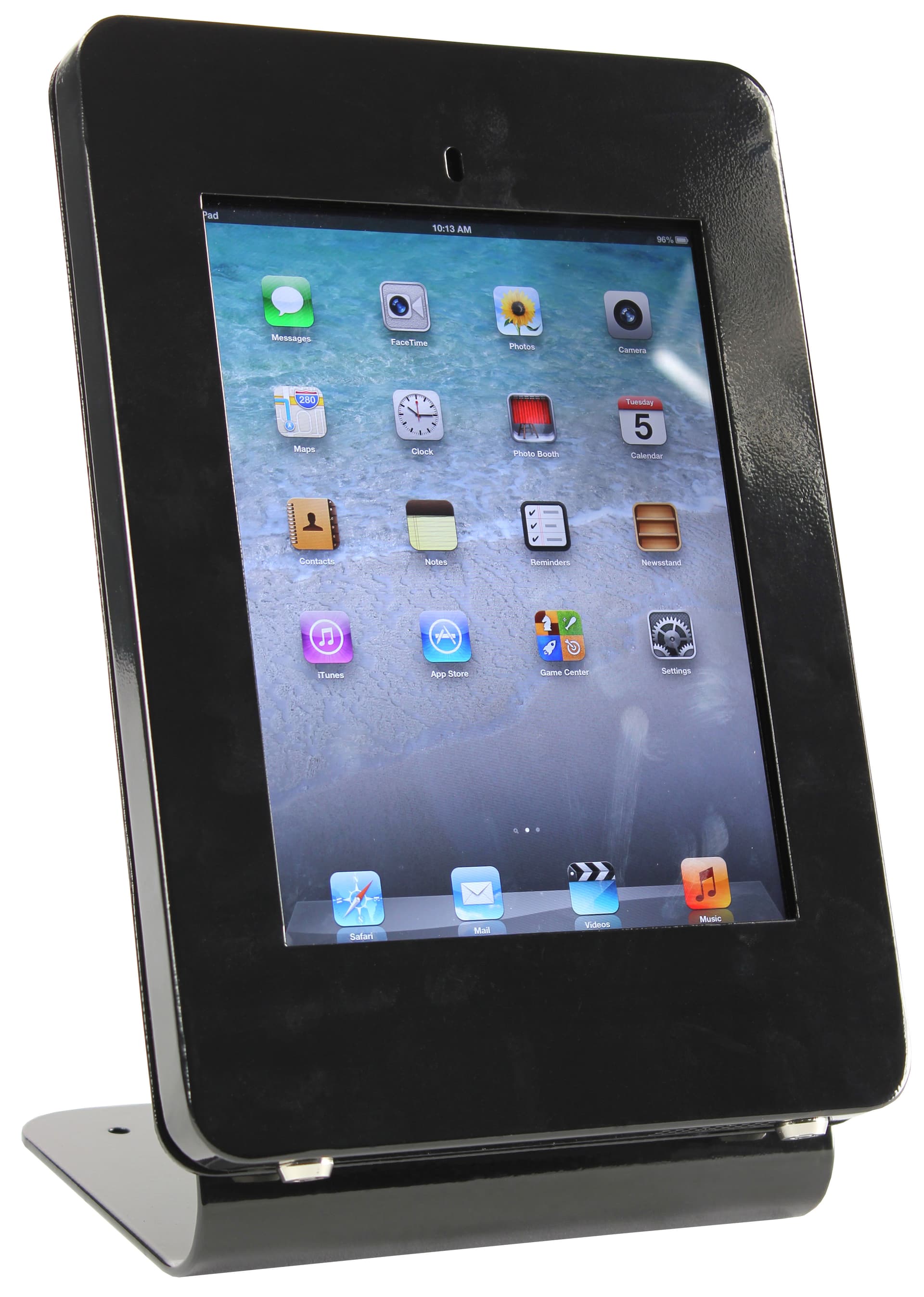 black ipad enclosure